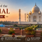 Taj Mahal rooftop scenic view