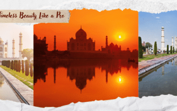Taj Mahal photography scene