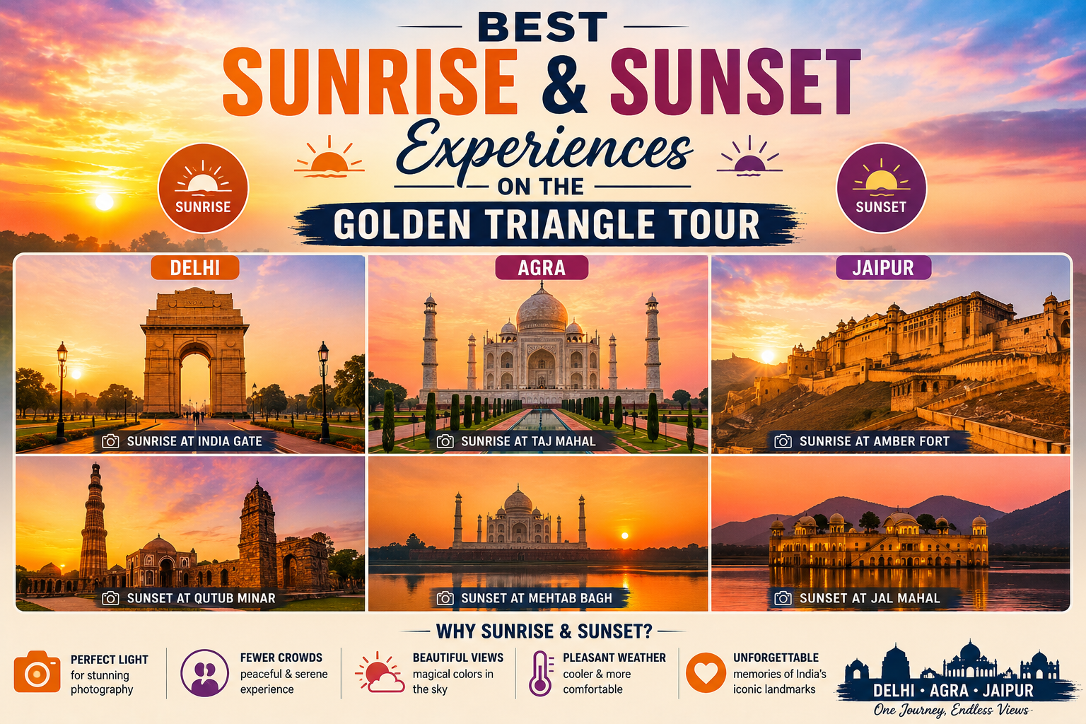 Golden Triangle Sunsets