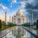 Taj Mahal through the seasons