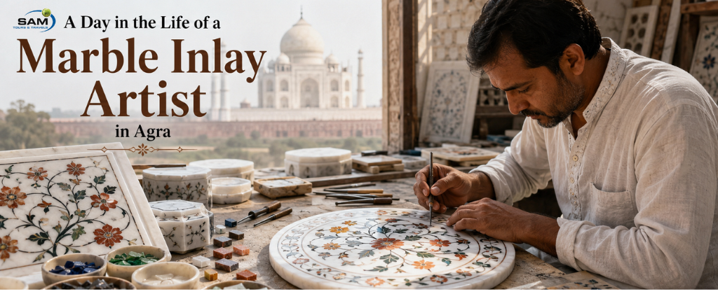A Day in the Life of a Marble Inlay Artist in Agra