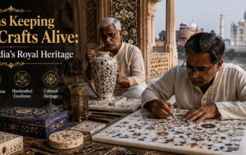 Artisans keeping Mughal crafts alive through traditional handmade artwork in India
