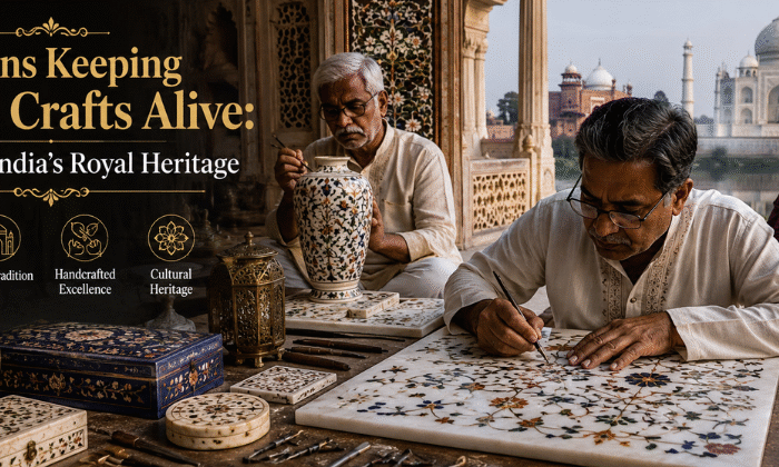 Artisans keeping Mughal crafts alive through traditional handmade artwork in India