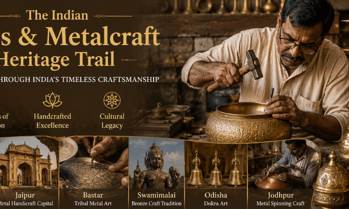 Indian Brass and Metalcraft Heritage Trail showcasing traditional artisan craftsmanship
