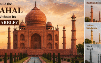 What Would the Taj Mahal Look Like Without Its White Marble?