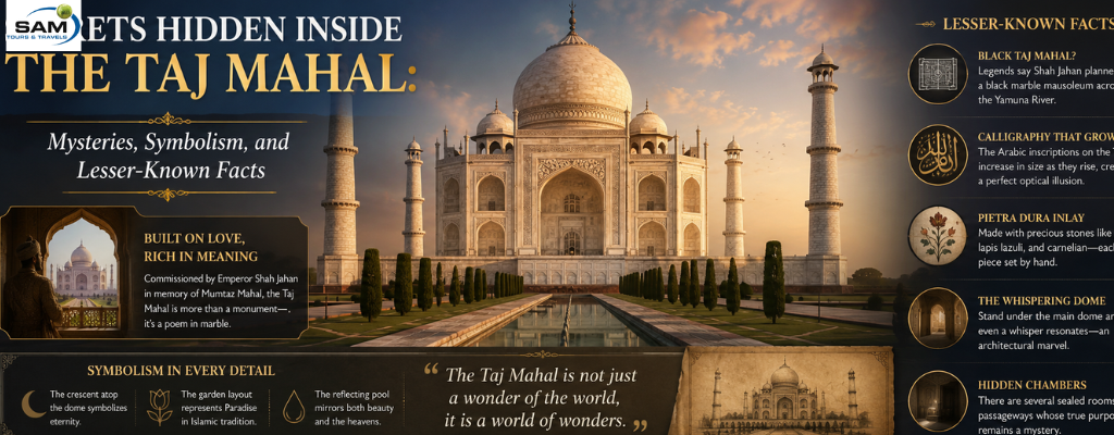 Secrets Hidden Inside the Taj Mahal: Mysteries, Symbolism, and Lesser-Known Facts