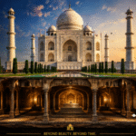 “Taj Mahal underground secrets illustration”