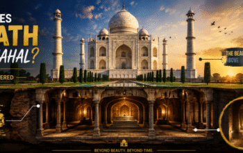 “Taj Mahal underground secrets illustration”