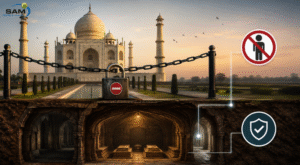 “Taj Mahal sealed underground chambers”