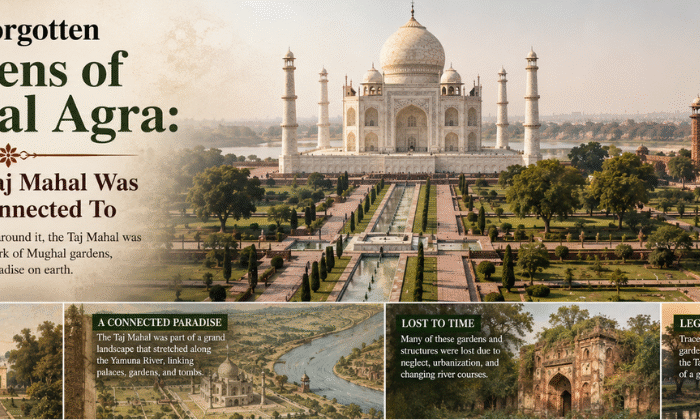The Forgotten Gardens of Mughal Agra: What the Taj Mahal Was Once Connected To