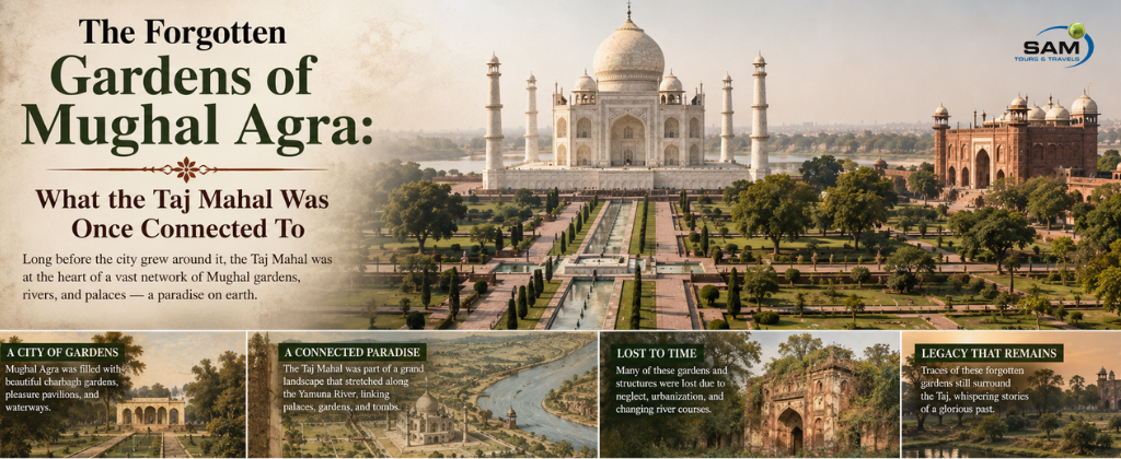 The Forgotten Gardens of Mughal Agra: What the Taj Mahal Was Once Connected To