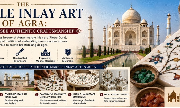 The Marble Inlay Art of Agra: Where to See Authentic Craftsmanship