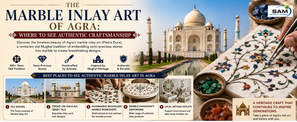 The Marble Inlay Art of Agra: Where to See Authentic Craftsmanship