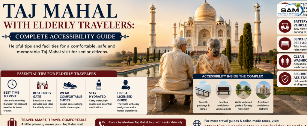 Taj Mahal with Elderly Travelers: Complete Accessibility Guide