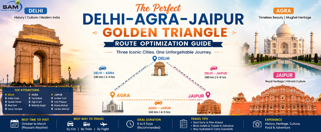 The Perfect Delhi-Agra-Jaipur “Golden Triangle” Route Optimization Guide