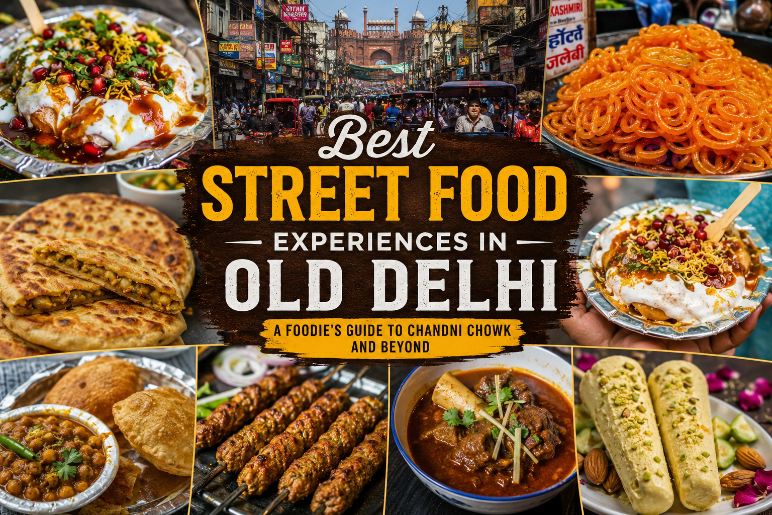 Best street food experiences in Old Delhi